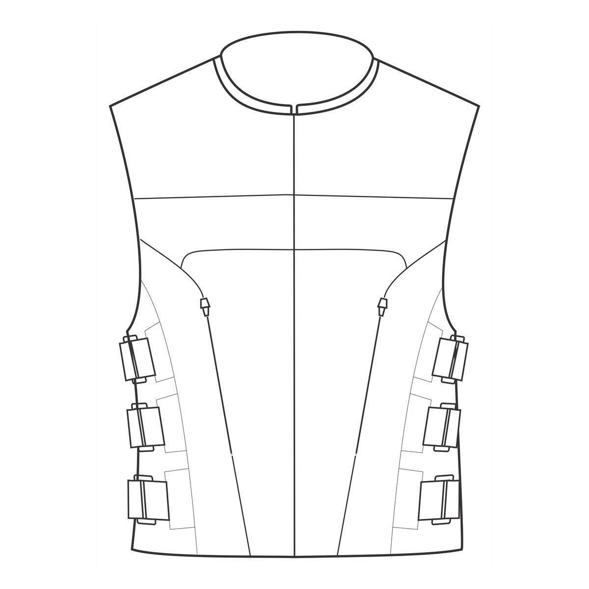 Fully Custom Leather Vest – Moz Racing